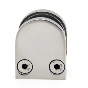 Durable Glass Clamp for Secure Installation in Shower Doors and Glass Railings